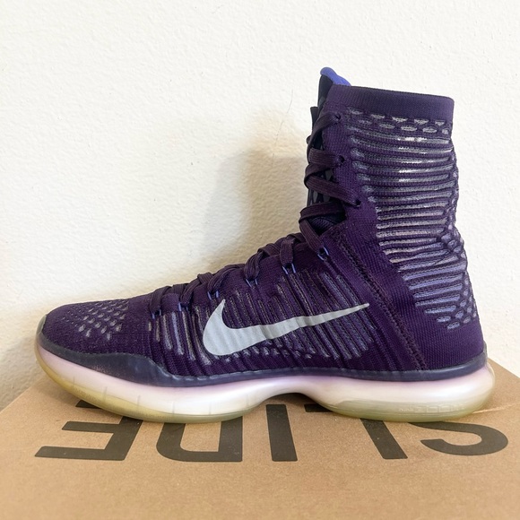 SOLD ❌ Nike Kobe 10 X Elite High Team Pack size 10 718763-505 2015 PRE-OWNED - Picture 4 of 9